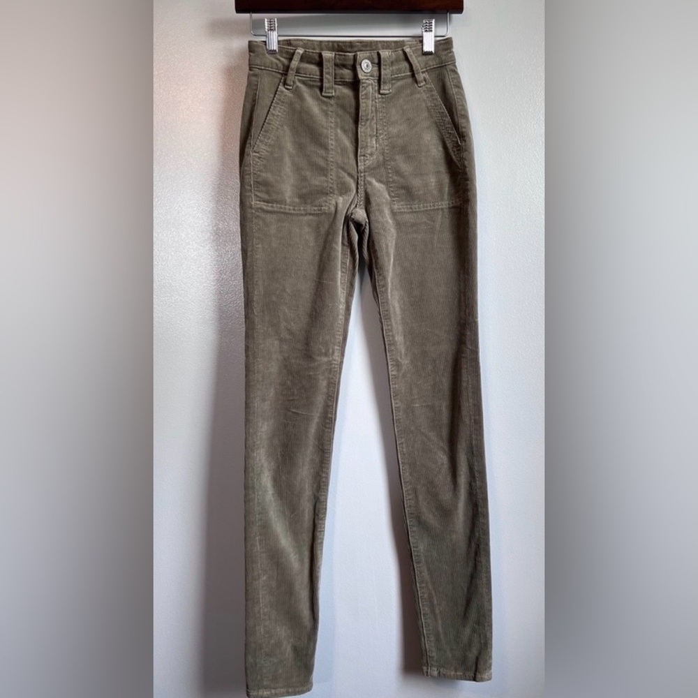 American Eagle Outfitters Olive Green corduroy jeans